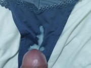 I masturbate with my sister-in-law's thong 16/16