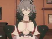 We enjoy the big tits and hot pussy of Caesar from Zenless Zone Zero 6/16