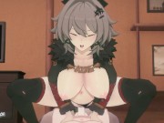 We enjoy the big tits and hot pussy of Caesar from Zenless Zone Zero 7/16