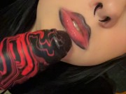 Goth Girl Sucking Monster Cock 15/16