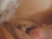 Pumping monster clit to orgasm 1/16