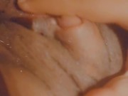 Pumping monster clit to orgasm 10/16