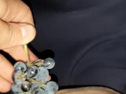 My girlfriend compares which is sweeter and tastier - grapes or my pussy and the answer is obvious 5/16