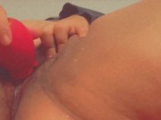 Hairy BBW squirts 2 times from Solo play 5/16
