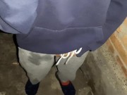 We smoke and masturbates at the same time (smoking fetish, orgasm in clothes, public masturbation) 1/16