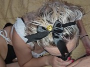 Watching my 39 years old Maid fucking my 22 Stepson in my room 10/16