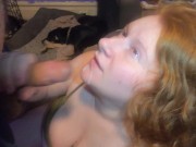 big dick daddy makes my ginger pussy creamy 16/16