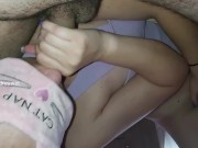 Oh my gosh!! I CUM on my stepsis face for 2 times, she is incredible, a future pornstar 13/16