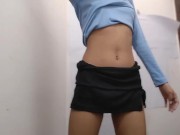 Hot cute girl intense video call to boyfriend 🥵 4/16