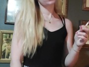 SFW Happy Smoking Fetish Girl in Glasses 13/16