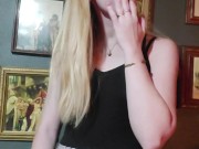 SFW Happy Smoking Fetish Girl in Glasses 15/16