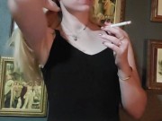 SFW Happy Smoking Fetish Girl in Glasses 4/16