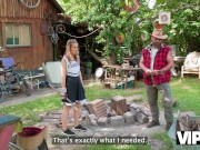 VIP4K. Meeting with Daddy ended up as a outside sex. Hot sex with Andrea & Neeo 8/16