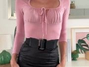 JOI ITALIANO - La Prof porca ti dice come segarti e ti incita a sborrarle in faccia 6/16