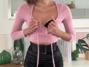 JOI ITALIANO - La Prof porca ti dice come segarti e ti incita a sborrarle in faccia 9/16