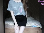 Acrobatic Pussy Play of Virgin Student after School to Shaking Orgasm 1/16