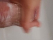 Morning handjob in the bath. 12/16