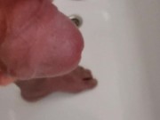 Morning handjob in the bath. 14/16