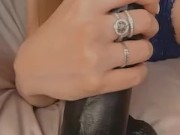 Blowjob Huge XXL Dildo - Dutch - MILF Amateur 7/16