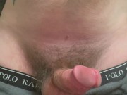 Tattooed Guy Bathroom Jerk Session Huge Cumshot 14/16