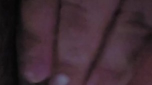 FTM Fucks Creamy Dildo