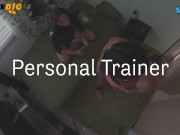 Gym trainer fucks student while he was giving instructions 1/16