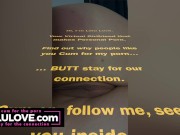 Big boobs babe spreading closeups, cumshot on ass, financial & female domination, tease & denial JOI - Lelu Love 1/16