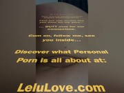 Big boobs babe spreading closeups, cumshot on ass, financial & female domination, tease & denial JOI - Lelu Love 16/16