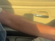 School girl give a handjob to taxi driver for free ride 10/16