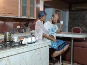 MILF stepmother fucks her stepson when they are at home with dad- Porn in Spanish 2/16