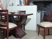 MILF stepmother fucks her stepson when they are at home with dad- Porn in Spanish 3/16