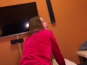 Соседка по комнате пришла за солью и изменила своему парню. Русское с разговорами 7/16