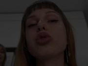 Your Mouth Is a Spittoon For Three Mistresses - POV Spitting Femdom (PREVIEW) 9/16