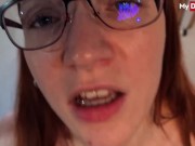 Nerdy Babe Finafoxy Finds The Perfect Set Of Underwear And Then Takes The D - Mydirtyhobby 16/16