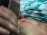 POV Big Dick Quick Cumshot Clip Close Up 💦 In Car 13/16