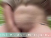 Smoking and wildly fucking myself in the woods 15/16