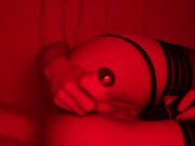 got an orgasm from a vibrator. in stockings 15/16