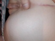 Petite Red Head Madame Red Sucks On A Big Cock, Creams On His Dick and Receives a Deep Creampie 10/16