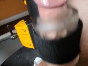 Edged Cock Gooned Denied by Milking Machine 8/16