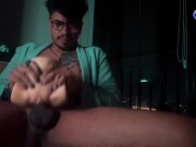 Hanjob, Sextoy & Cumming in my New Terrance With City View 9/16