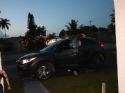 Redhead BBW Julie Ginger Breaks Into Her Neighsbor's House To Choke On Some BBC 1/16