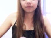 POV - Pequeña hermanastra es follada frente al espejo 6/16