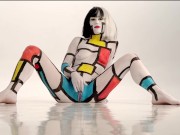 Body paint photo shoot and I end up fucking the photographer 6/16