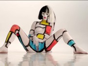Body paint photo shoot and I end up fucking the photographer 7/16
