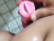 Taking a shower and get horny once again 9/16