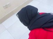 Huge Ass Cute Face Office Maid With White Panty & Red uniform Cleaning Boss's Room For Get Fucking! 9/16