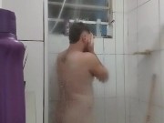 Bath at a friend's house.