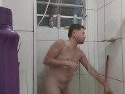 Bath at a friend's house. 4/16