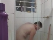 Bath at a friend's house. 7/16