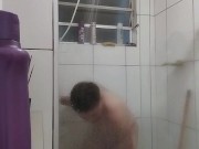 Bath at a friend's house. 8/16